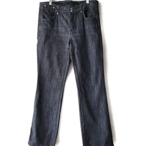 Tommy Hilfilger Womens Light Black Jean Regular Leg Size 12